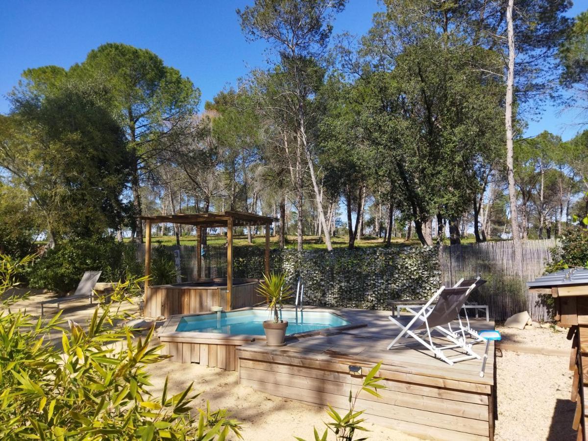 Maison 5 Personnes En Garrigue - Piscine-Spa Prive Langlade Eksteriør billede
