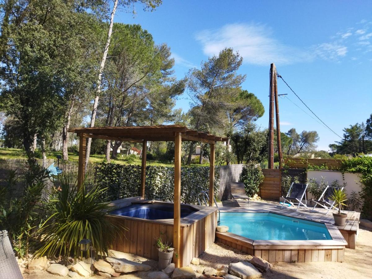 Maison 5 Personnes En Garrigue - Piscine-Spa Prive Langlade Eksteriør billede